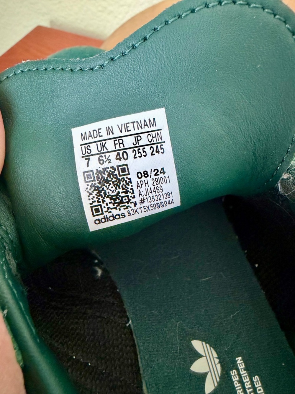 Adidas Samba OG Collegiate Green Gum US7 - Picture 14 of 14